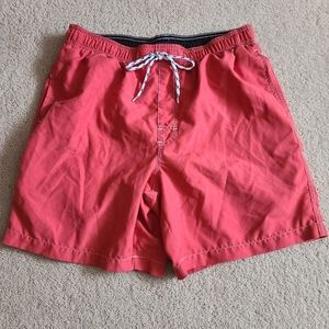 Croft & Barrow size Large red swim trunks